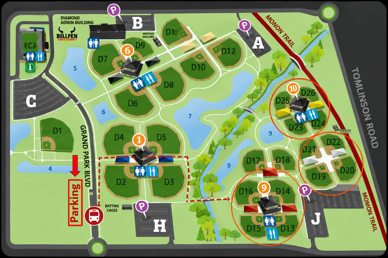 CricIndy Game Day Location